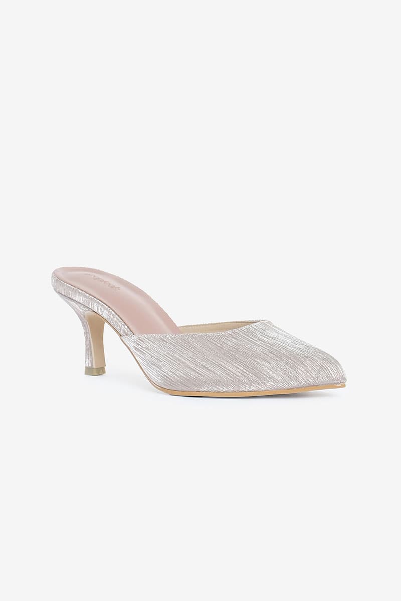 Maheen Mule Heels - Sparkle Rose Gold - Image 4