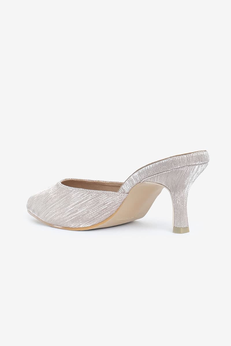 Maheen Mule Heels - Sparkle Rose Gold - Image 5