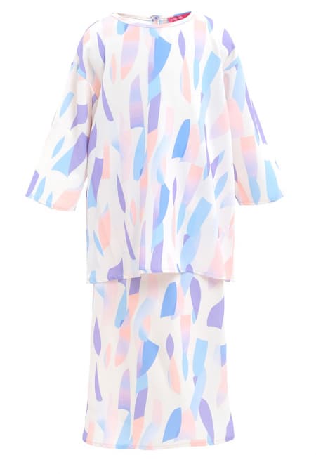 KIDS Raihanab Set - Multi Abstract