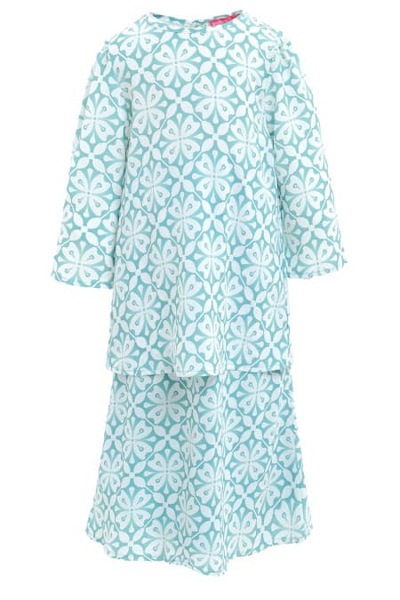 KIDS Jenab Set - Mint Motif