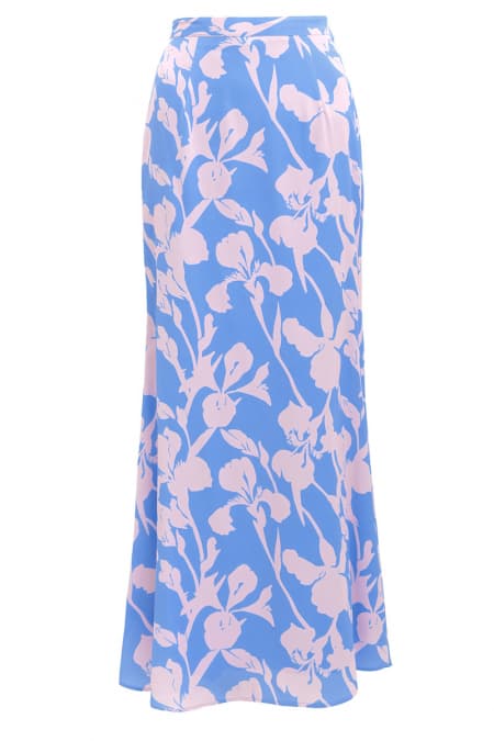 Zulla Mermaid Skirt - Blue/Pink Floral