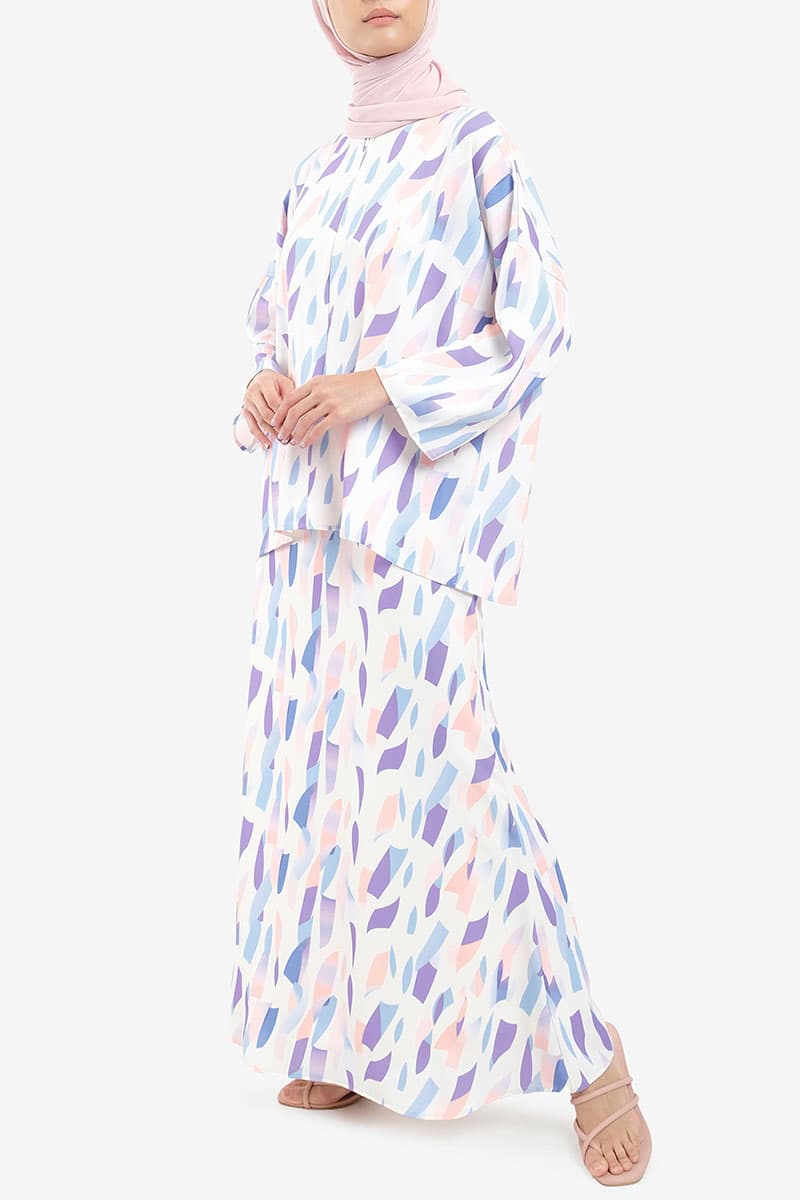 Zulla Mermaid Skirt - Multi Abstract - Image 3