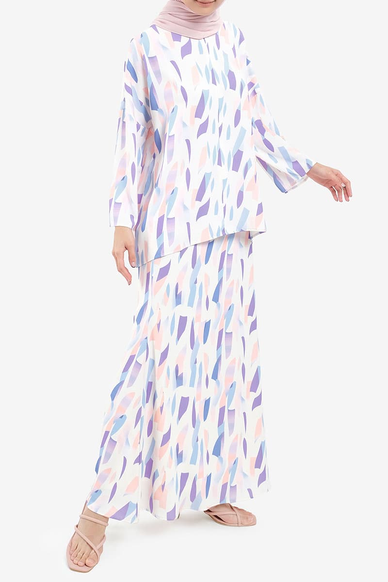 Zulla Mermaid Skirt - Multi Abstract - Image 4