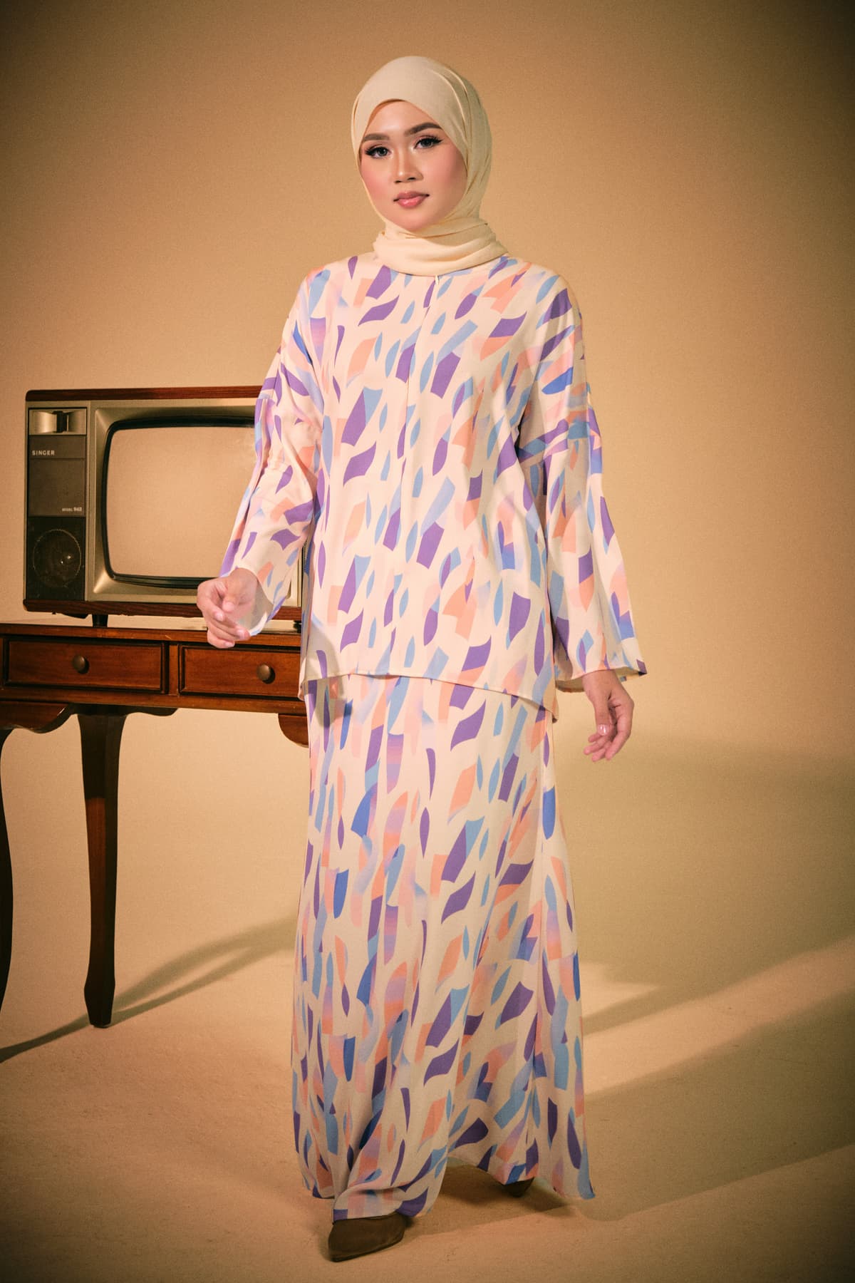 Zulla Mermaid Skirt - Multi Abstract - Image 1