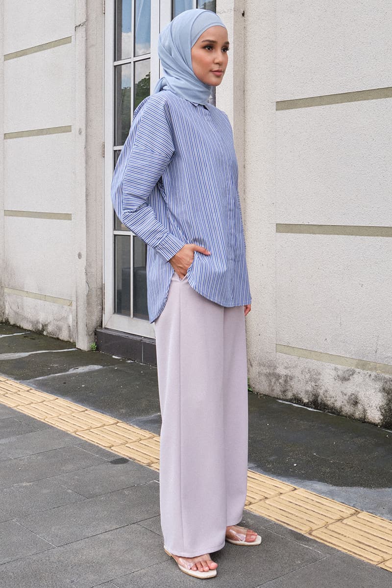 Fernley Wide Legged Pants 2.0 - Light Grey - Image 3