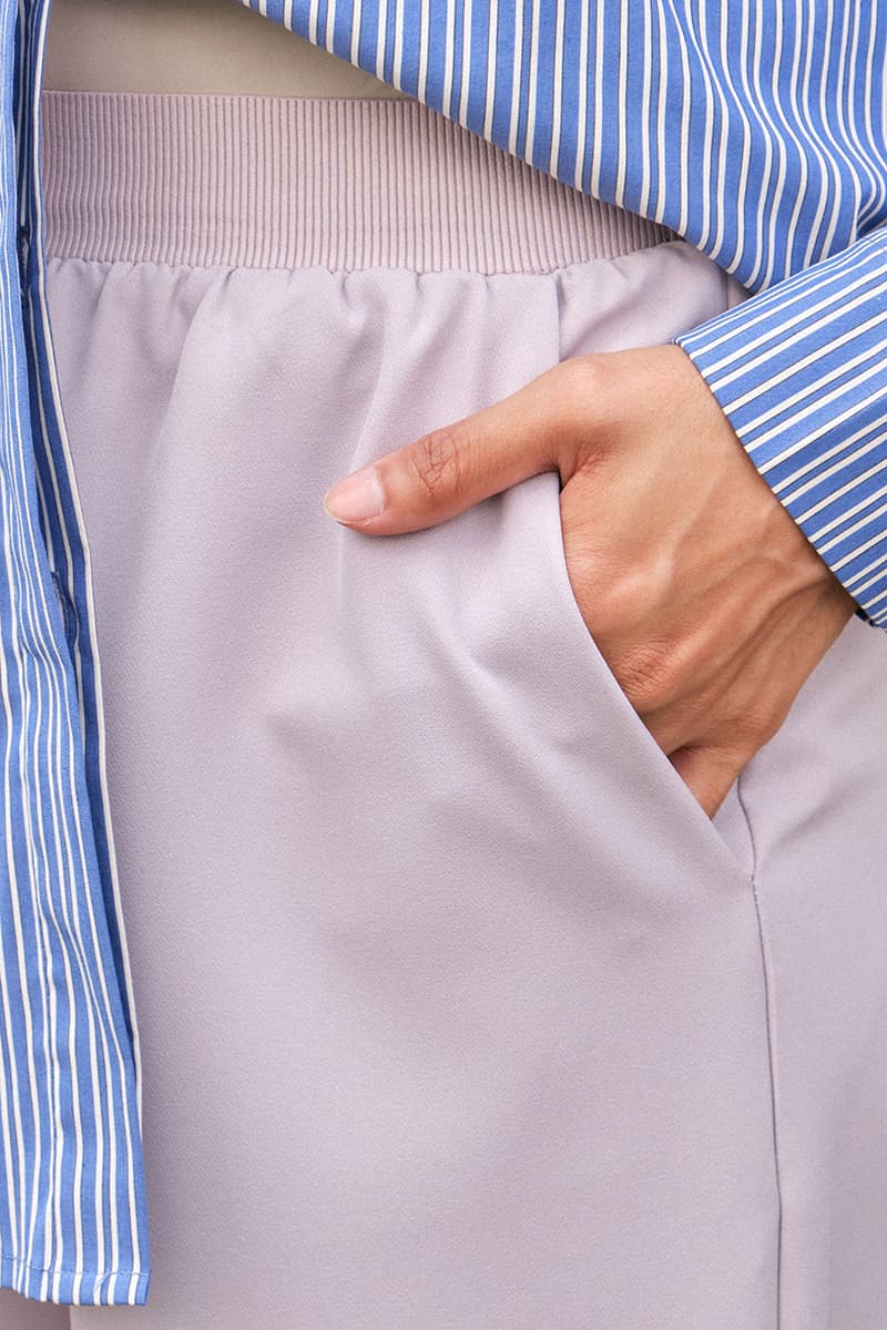 Fernley Wide Legged Pants 2.0 - Light Grey - Image 5