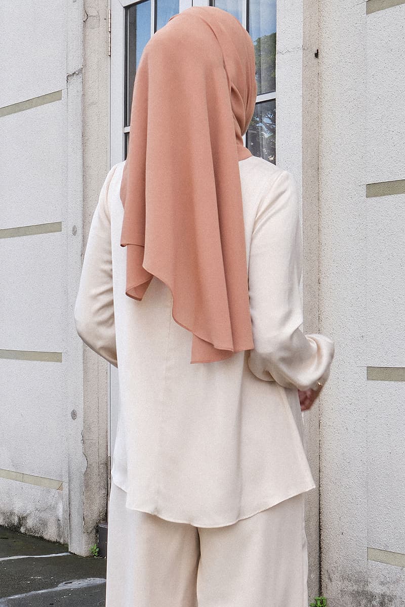 Munya Flared Blouse - Oatmilk - Image 4