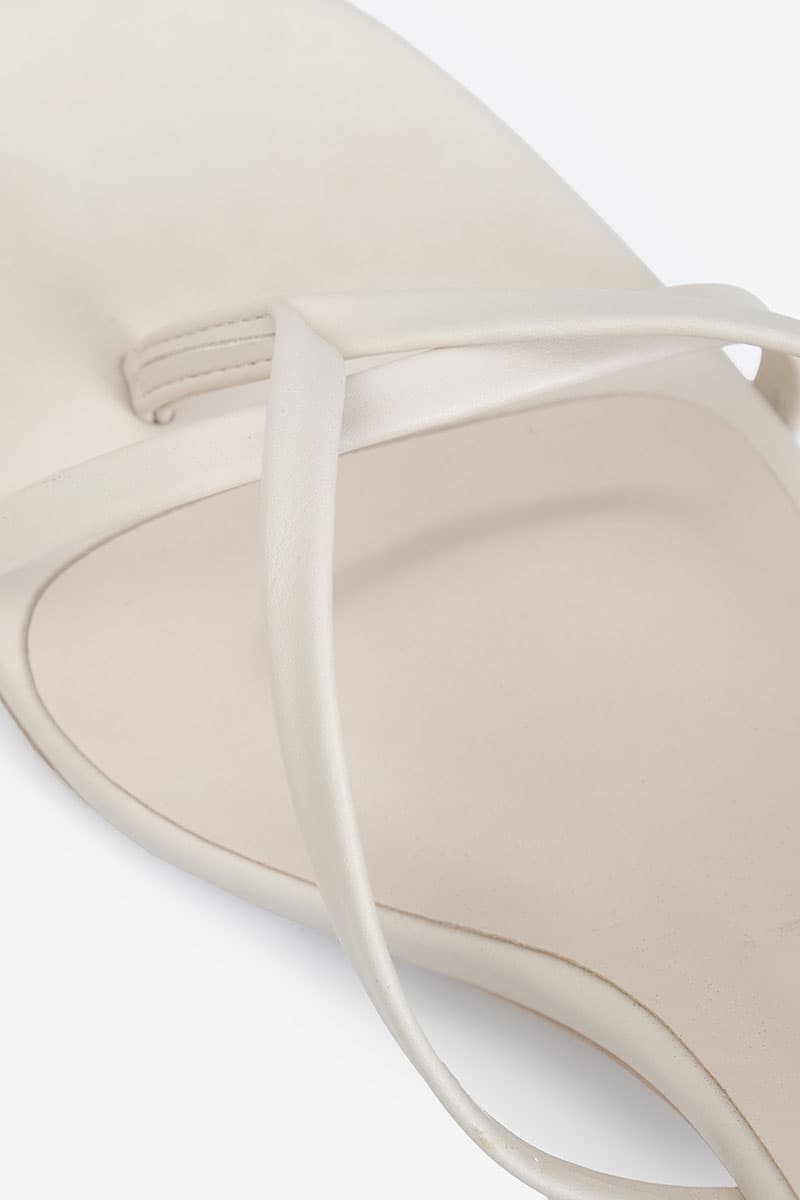 Charlea Strap Heels - Oatmilk - Image 8