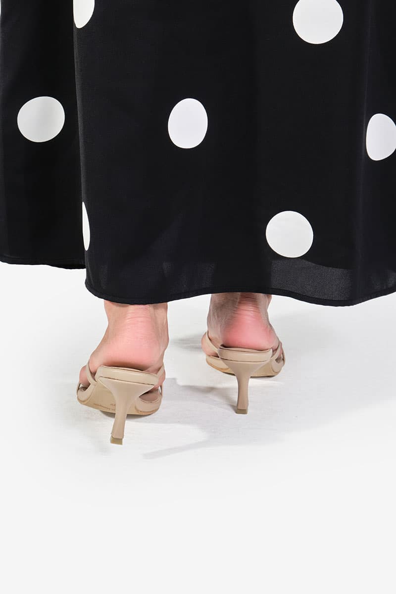 Charlea Strap Heels - Milk Tea - Image 4