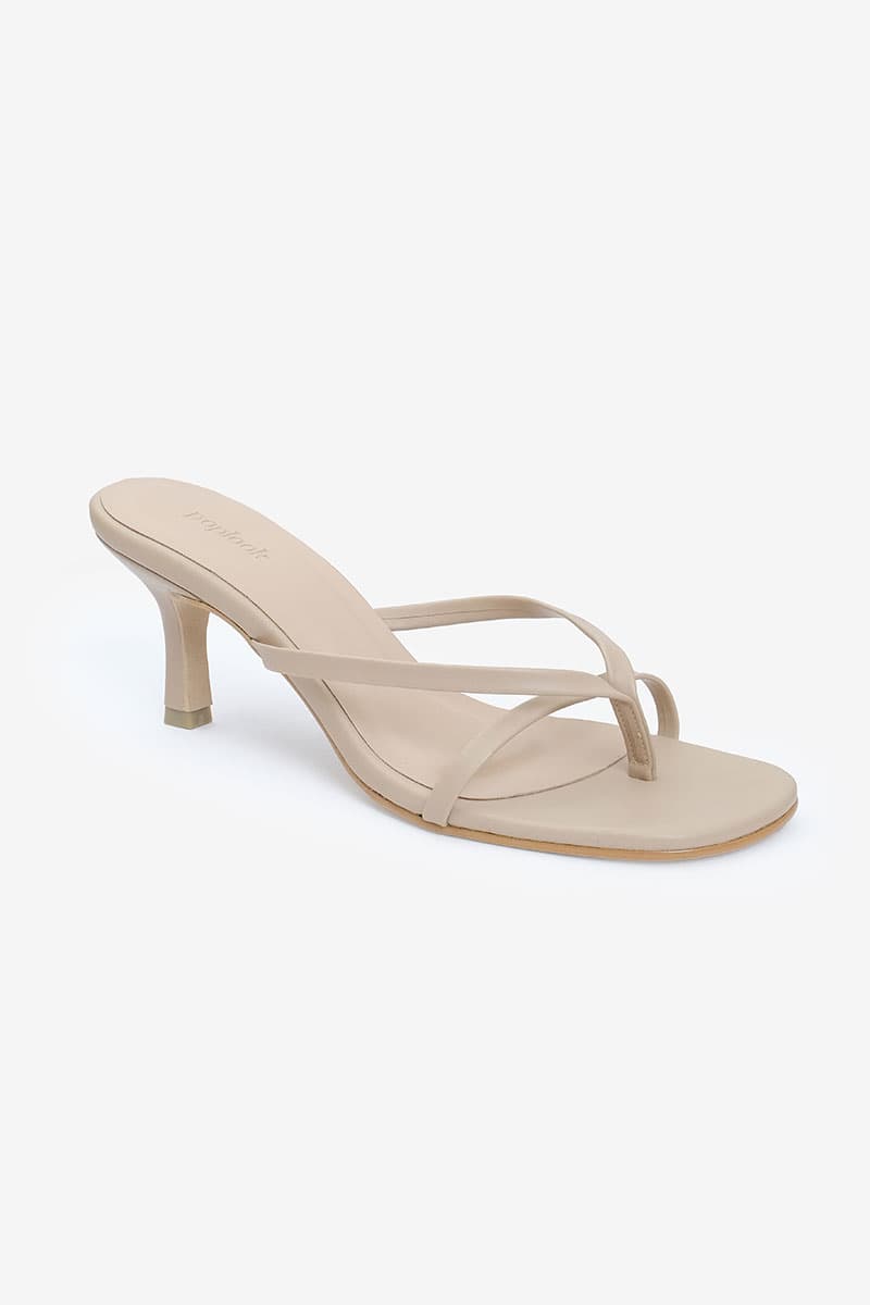 Charlea Strap Heels - Milk Tea - Image 5