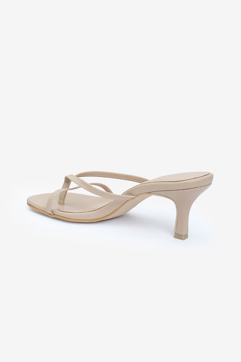 Charlea Strap Heels - Milk Tea - Image 6