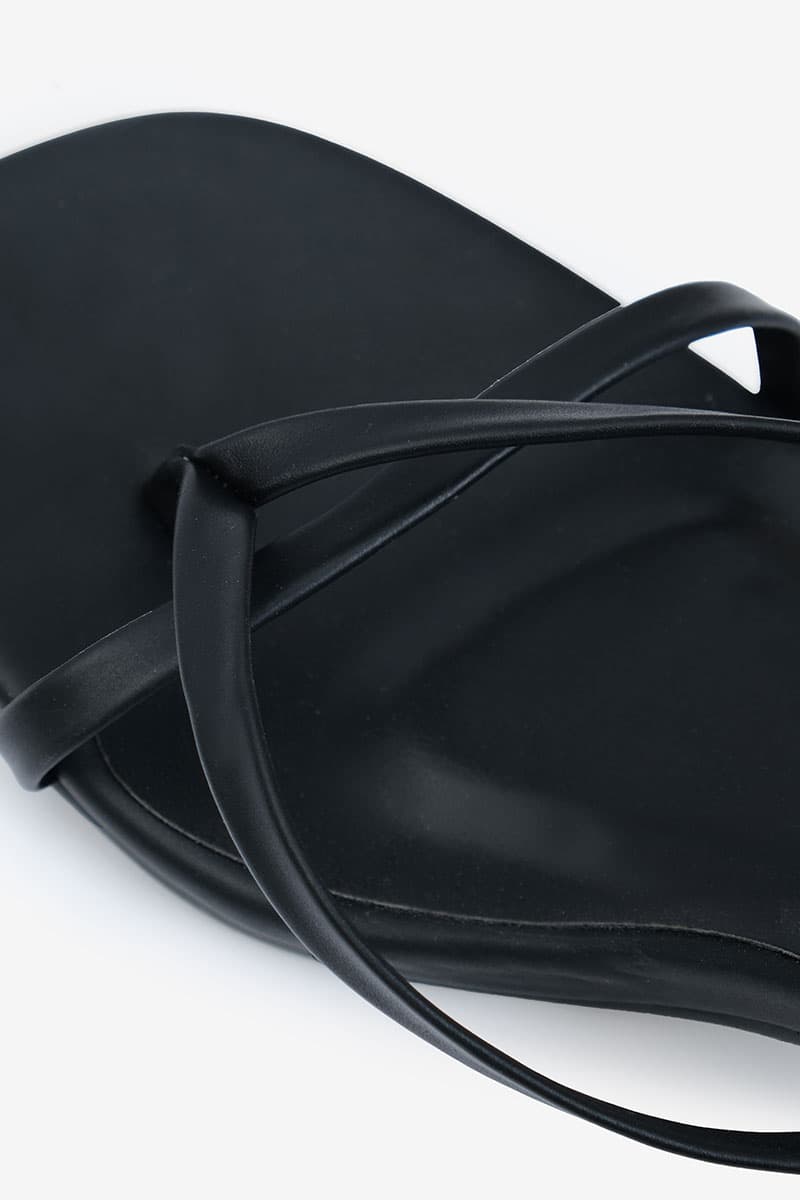 Charlea Strap Heels - Black - Image 8