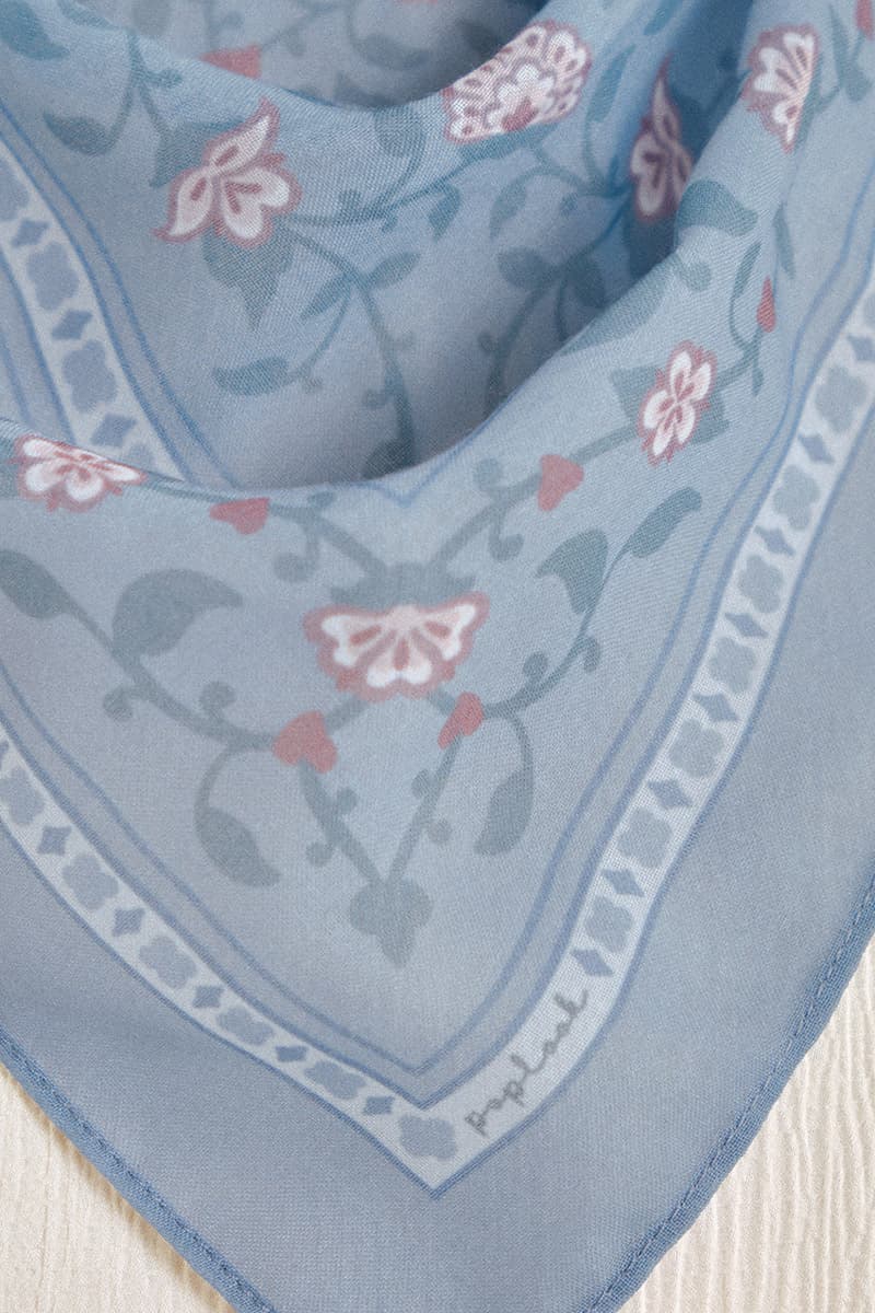 Inara Bawal Headscarf - Cloud Blue - Image 3