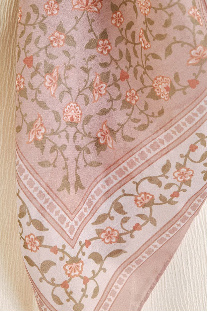 Inara Bawal Headscarf - Rosy Brown - Image 3