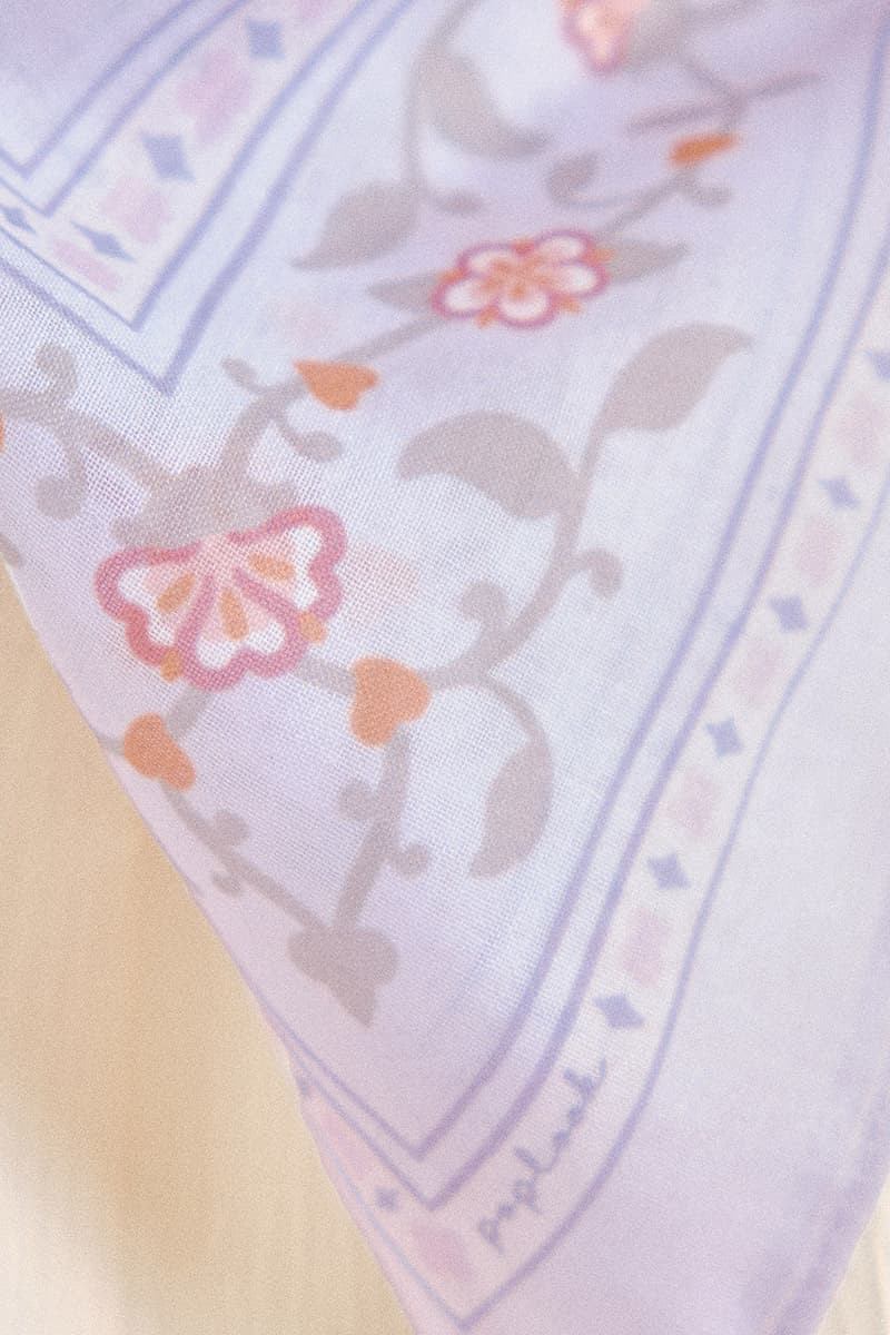 Inara Bawal Headscarf - Lilac - Image 3