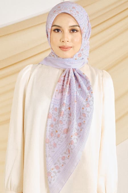 Inara Bawal Headscarf - Lilac