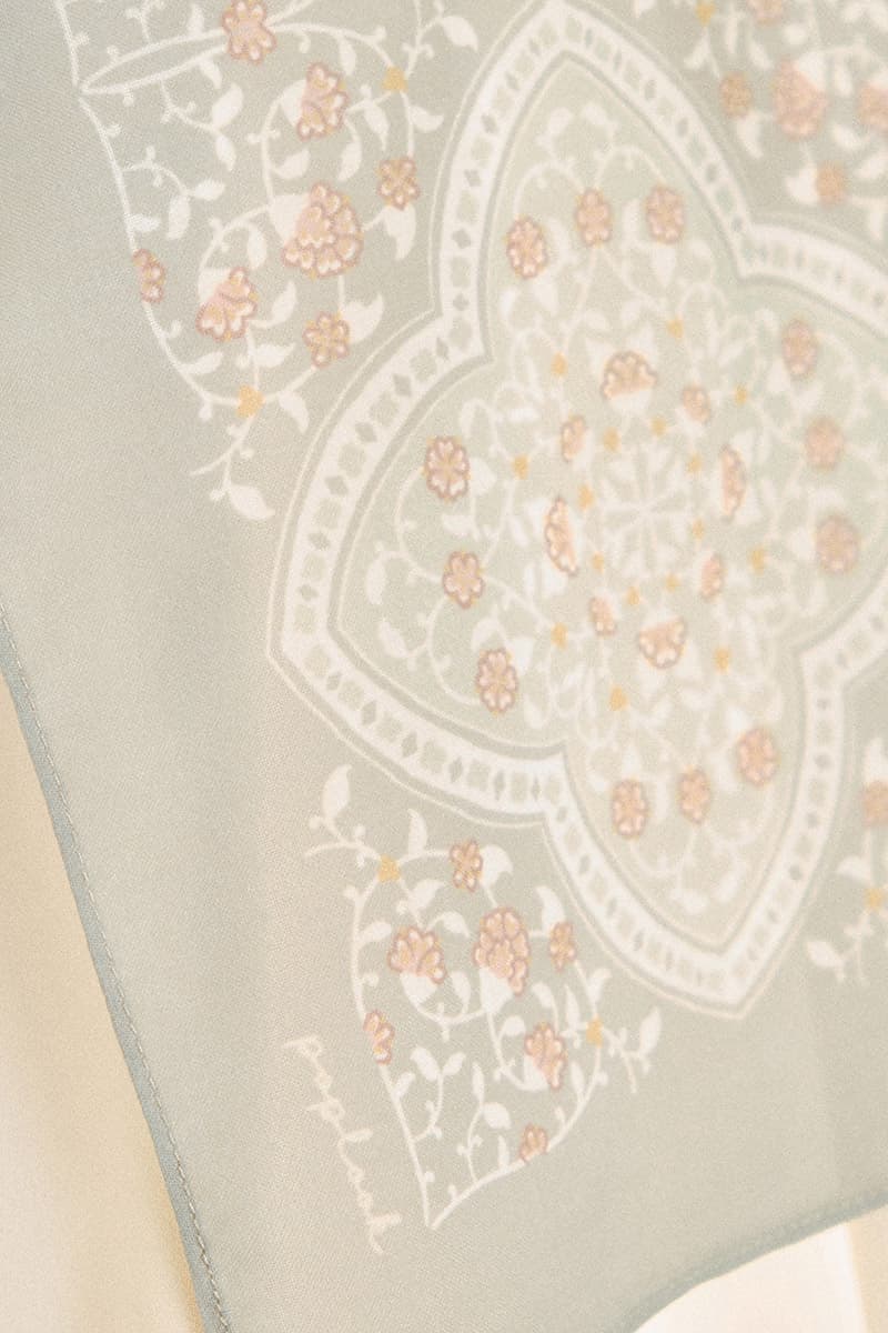 Nyra Rectangle Headscarf - Dusty Sage - Image 3