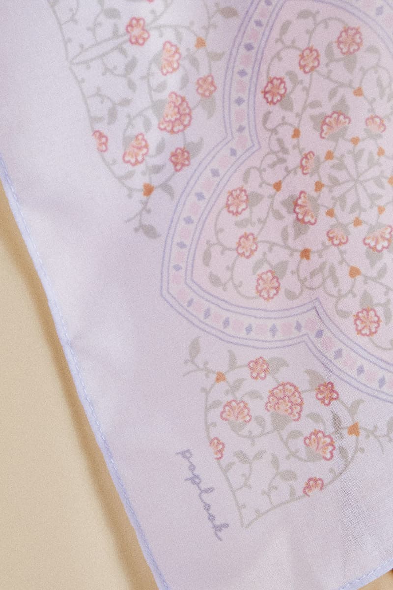 Nyra Rectangle Headscarf - Lilac - Image 3