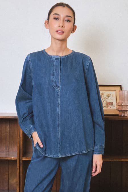 Rawiya Henley Blouse