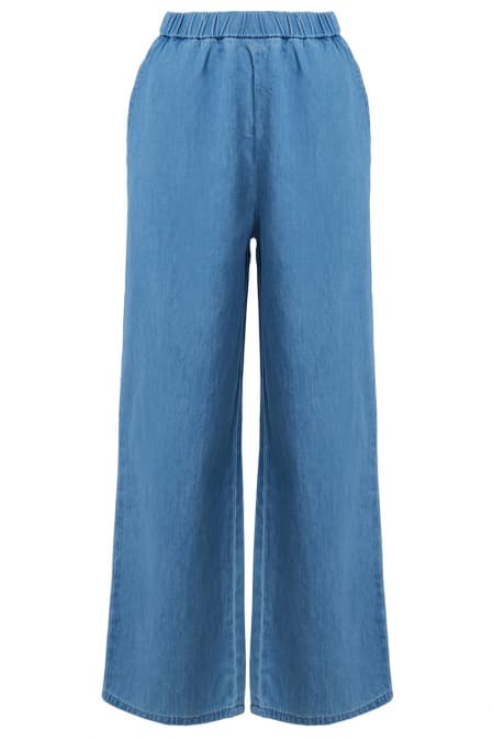Rylin Wide Legged Jeans - Light Wash