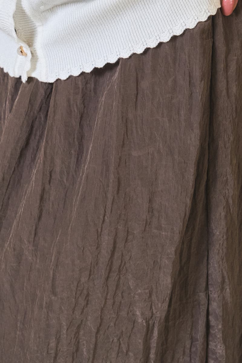 Mehreen A-Line Skirt - Pine Bark - Image 5