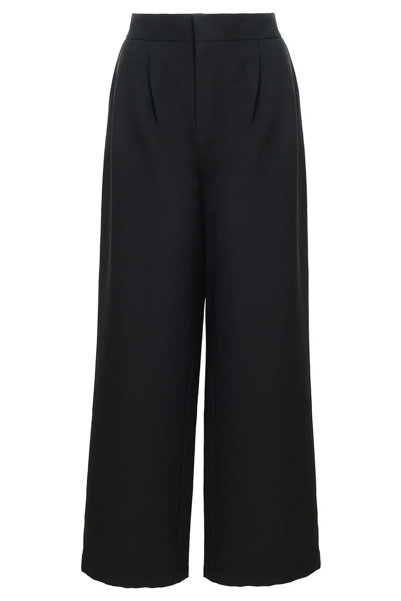 Xalila Straight Cut Pants 2.0 - Black - Image 2