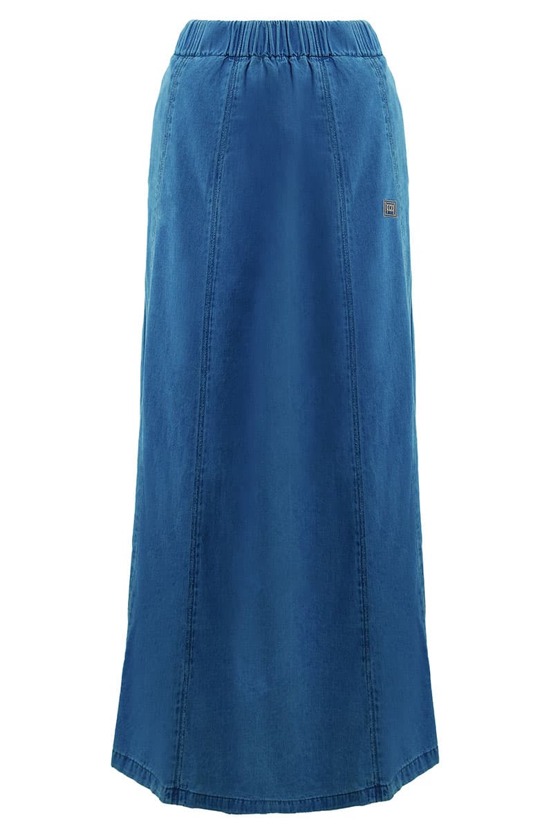 Anabia A-Line Skirt - Medium Wash - Image 2