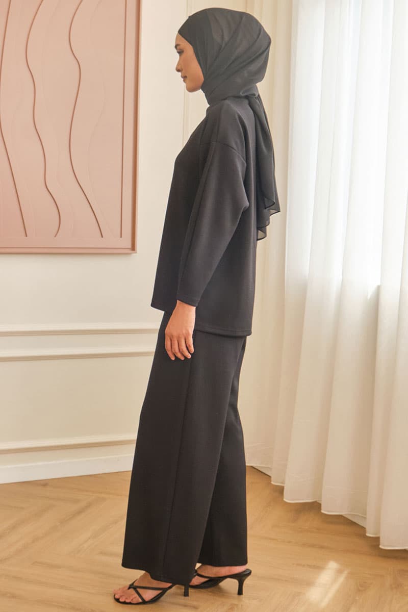 Canyon Wide Legged Pants - Black - Image 3