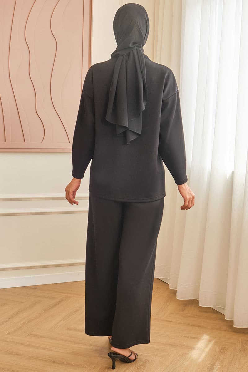 Canyon Wide Legged Pants - Black - Image 4