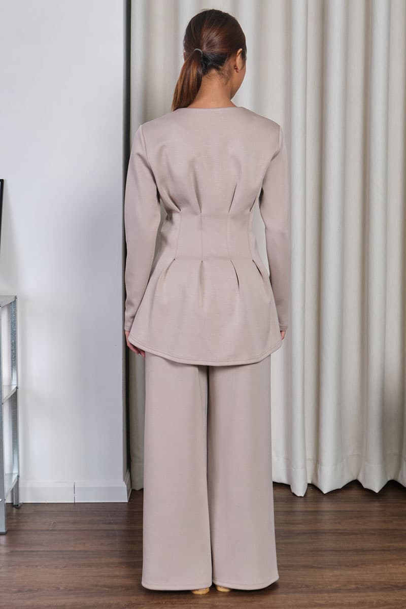 Canyon Wide Legged Pants - Pale Oak - Image 4