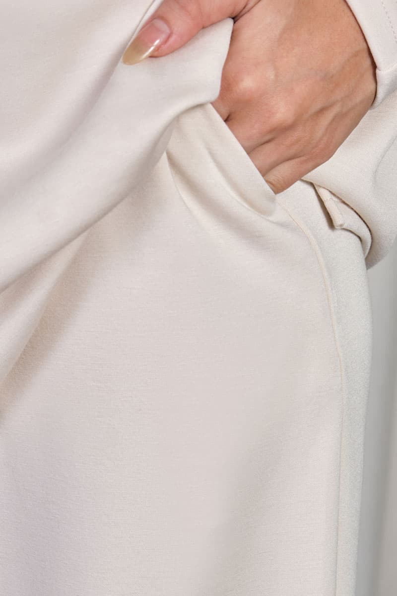 Canyon Wide Legged Pants - Oatmilk - Image 5