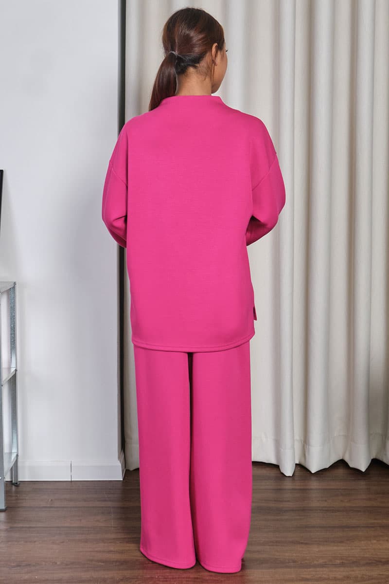 Canyon Wide Legged Pants - Fuchsia - Image 4