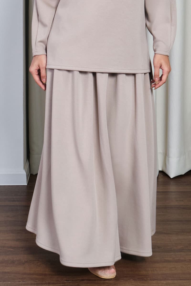 Damien A-line Skirt - Pale Oak - Image 1