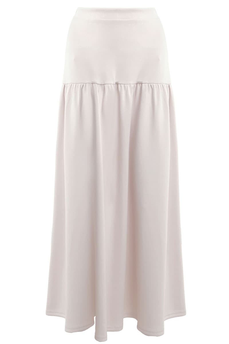 Damien A-line Skirt - Oatmilk - Image 2