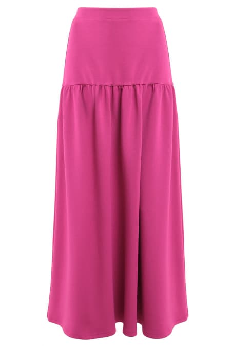 Damien A-line Skirt - Fuchsia