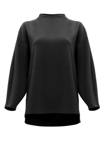 Denali High Neck Blouse 2.0 - Black
