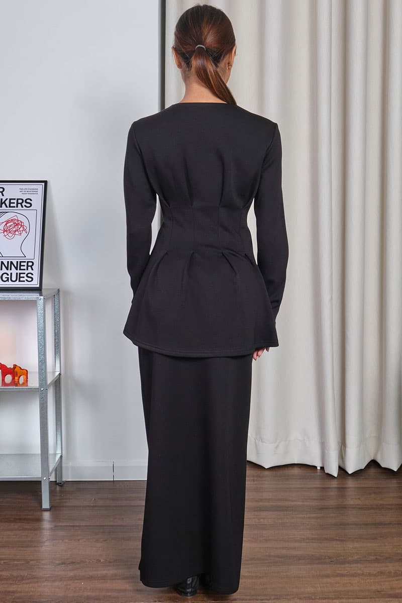 Atalya Pencil Skirt 2.0 - Black - Image 4