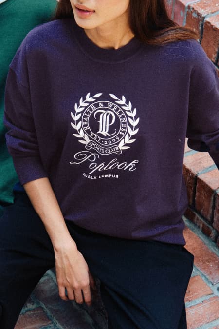 League Drop Shoulder Sweatshirt - Eclipse