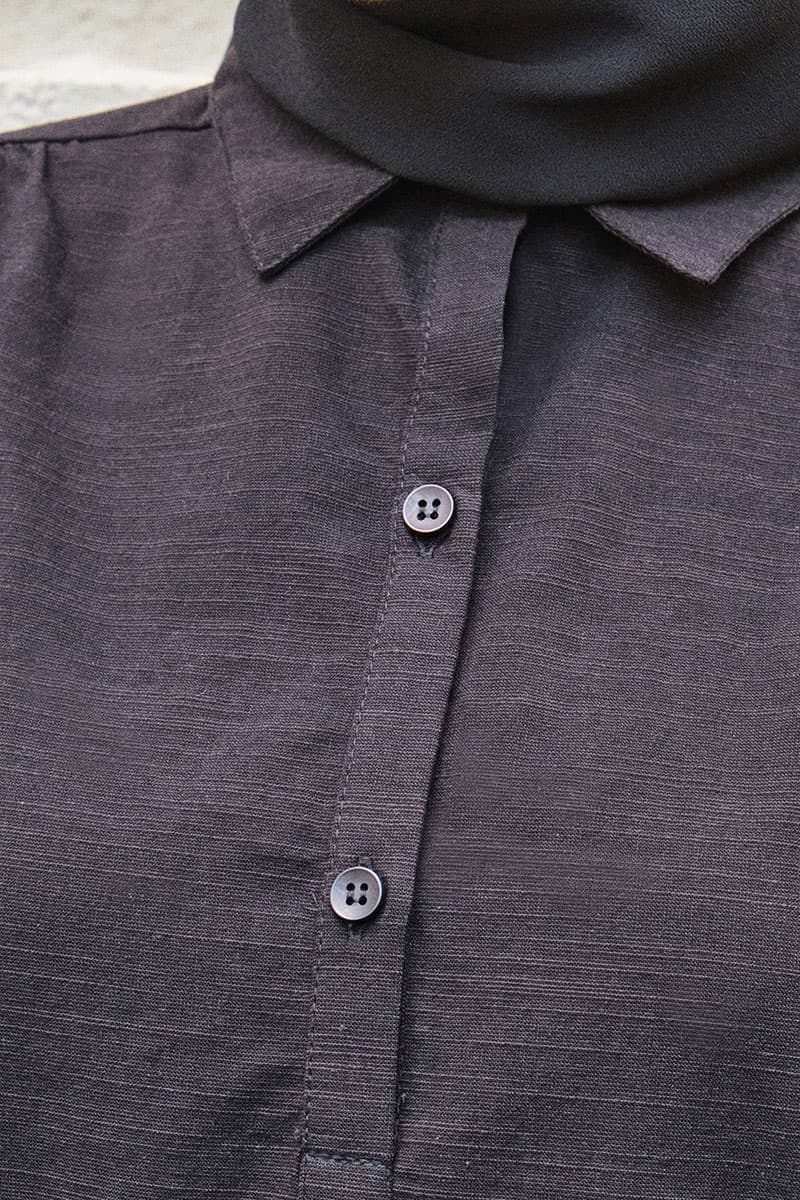 Wade Henley Shirt - Black - Image 5