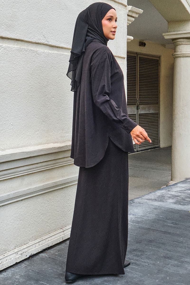 Mirage A-Line Skirt - Black - Image 3