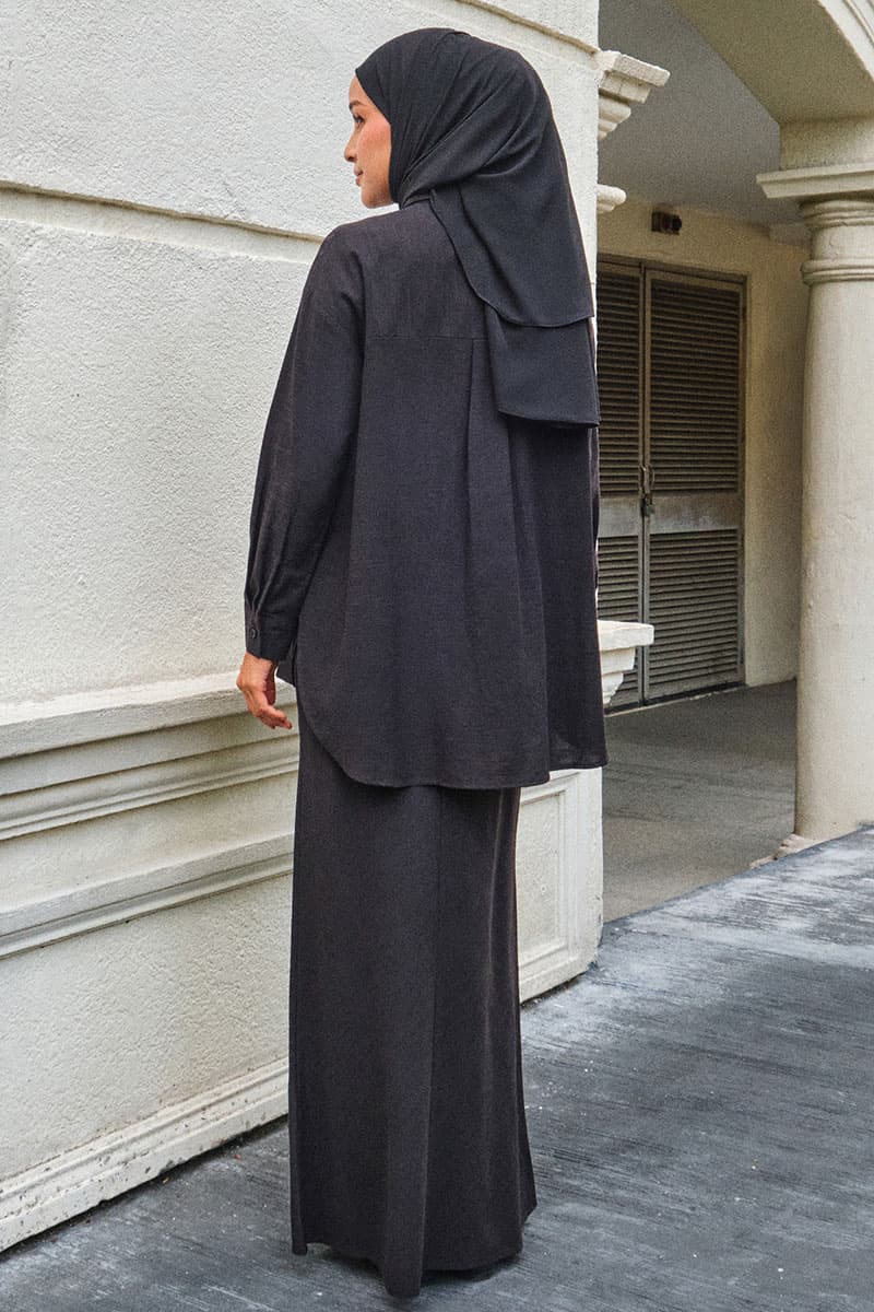 Mirage A-Line Skirt - Black - Image 4