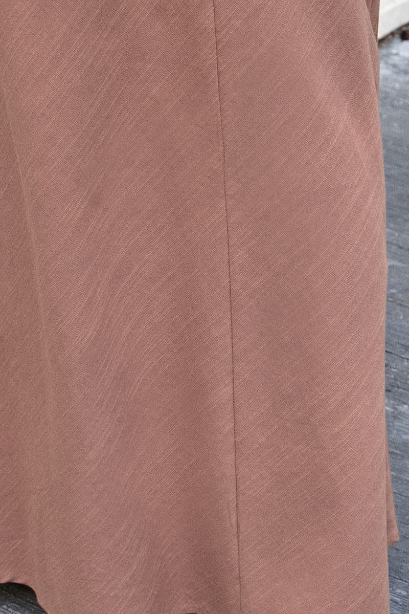 Mirage A-Line Skirt - Dark Mocha - Image 5