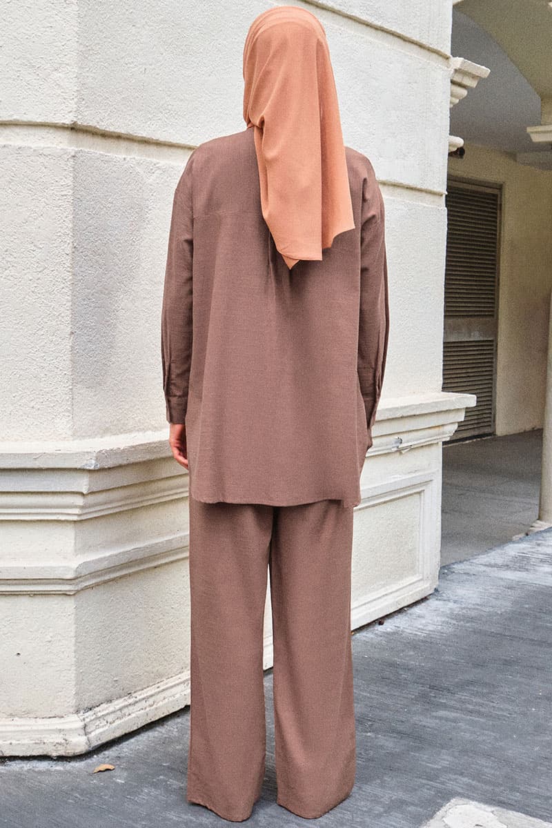 Miller Straight Cut Pants - Dark Mocha - Image 4