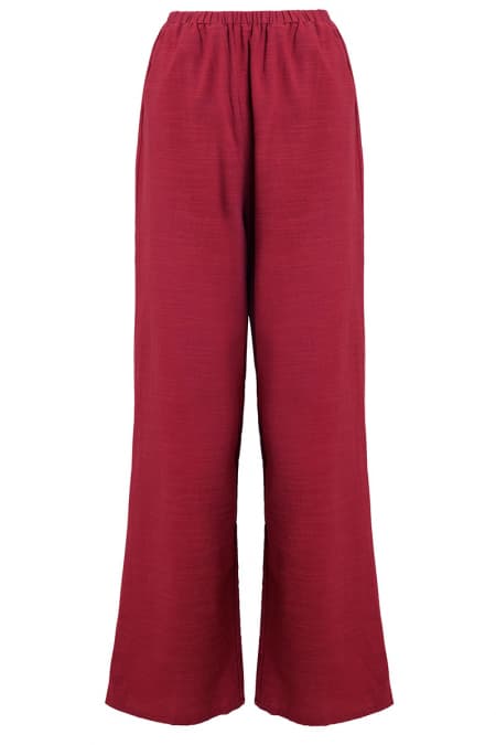 Miller Straight Cut Pants - Garnet Red