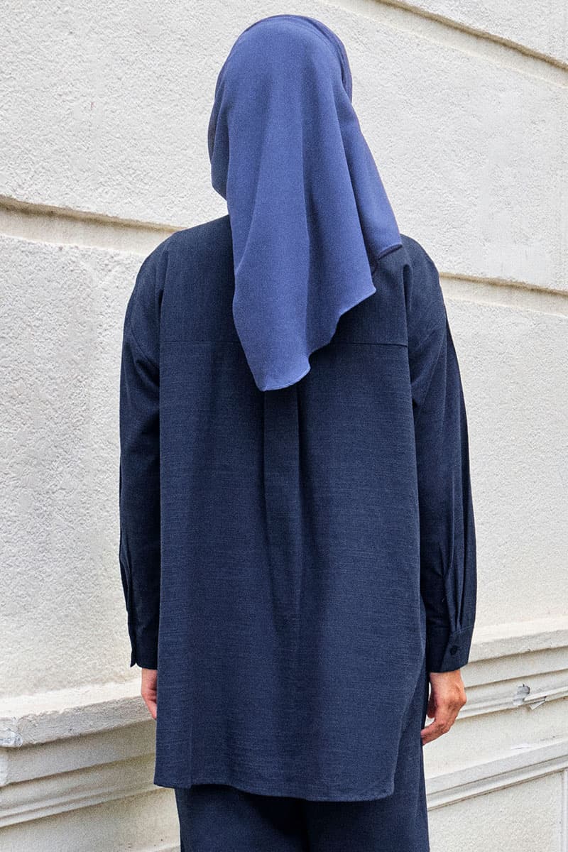 Conrad Front Button Shirt - Twilight - Image 4