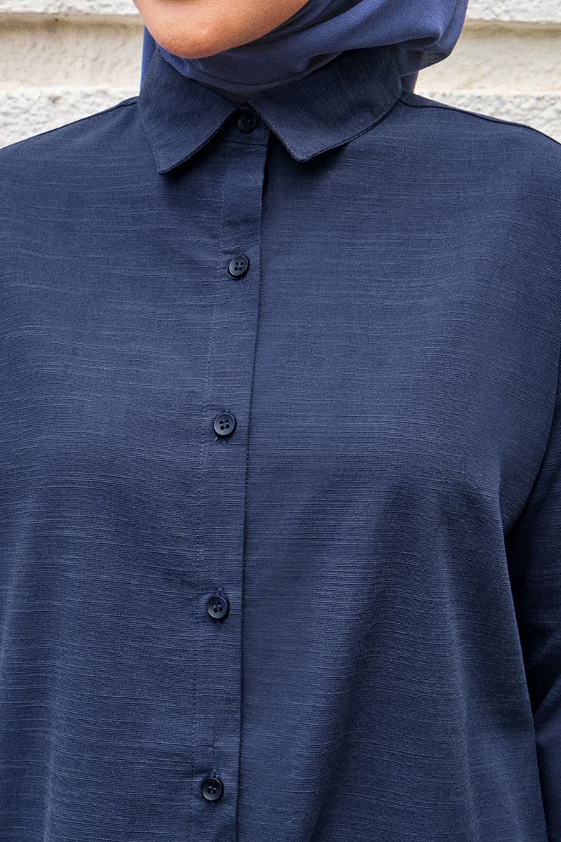 Conrad Front Button Shirt - Twilight - Image 5