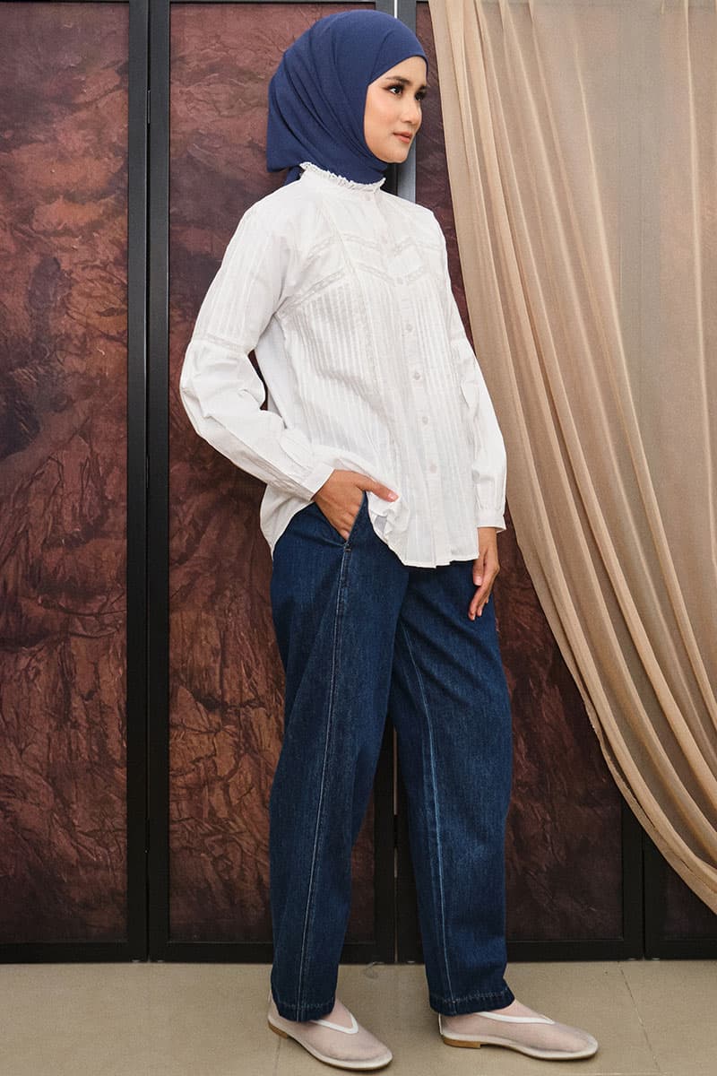 Chester Mom Jeans - Dark Wash - Image 3