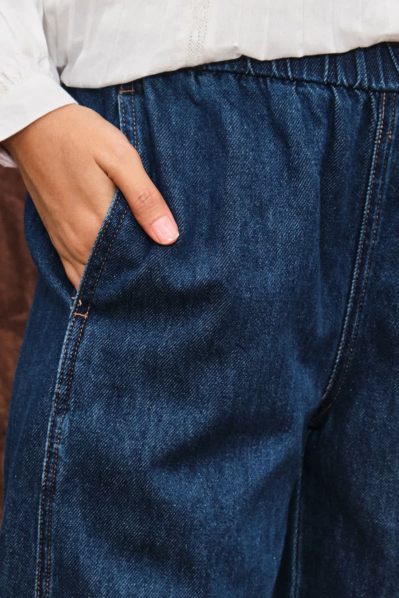 Chester Mom Jeans - Dark Wash - Image 5