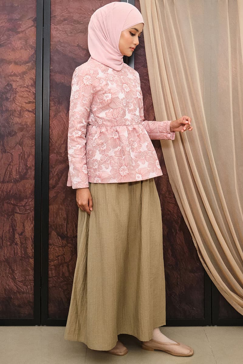 Kayson Gathered Waist Blouse - Blossom - Image 3