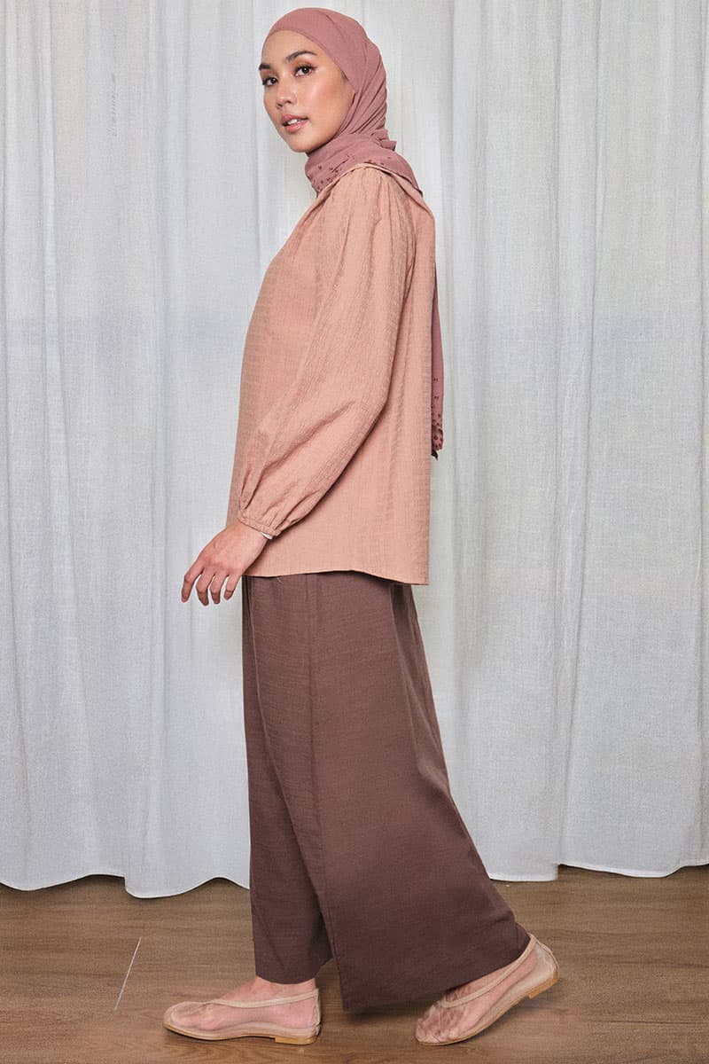 Exeter A-Line Skirt - Cocoa - Image 3